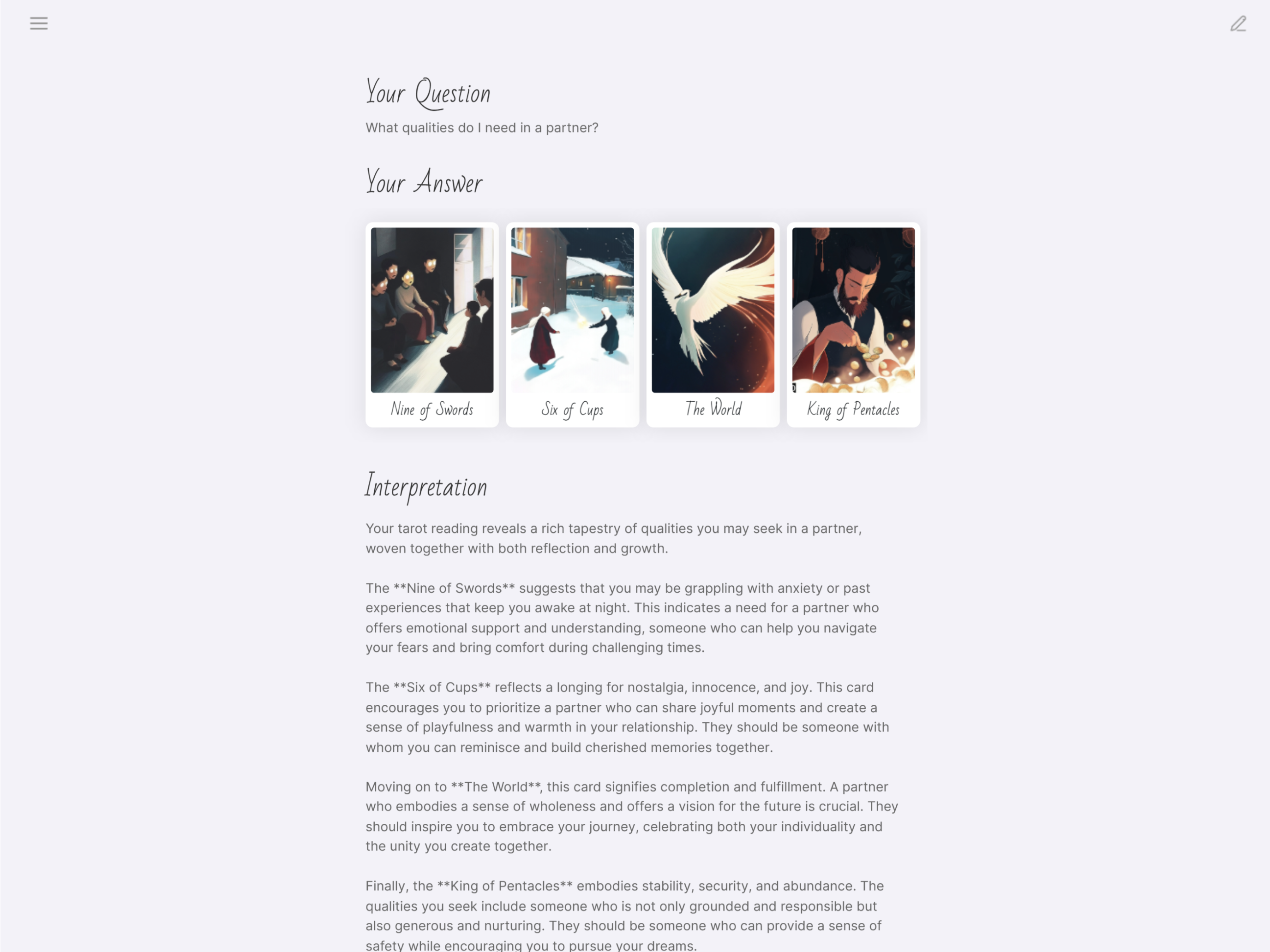 Tarotale – AI Tarot Reading screenshot 9