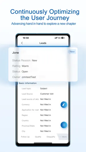 XCMG CRM screenshot 3