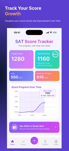 SAT Score Tracker Screenshot 2 of 8