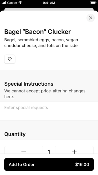 The Hungry Rooster Kitchen iPhone screenshot 4 - Food & Drink app