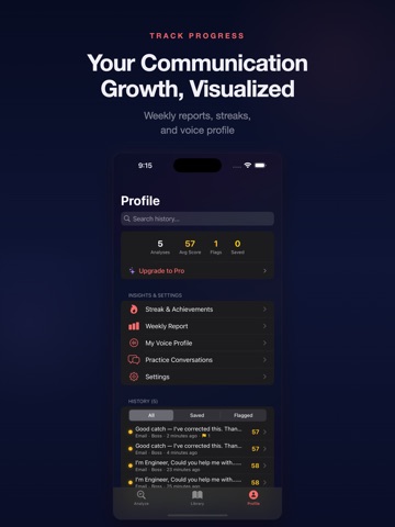 ClearSpeak - Tone & Email AI iPad screenshot