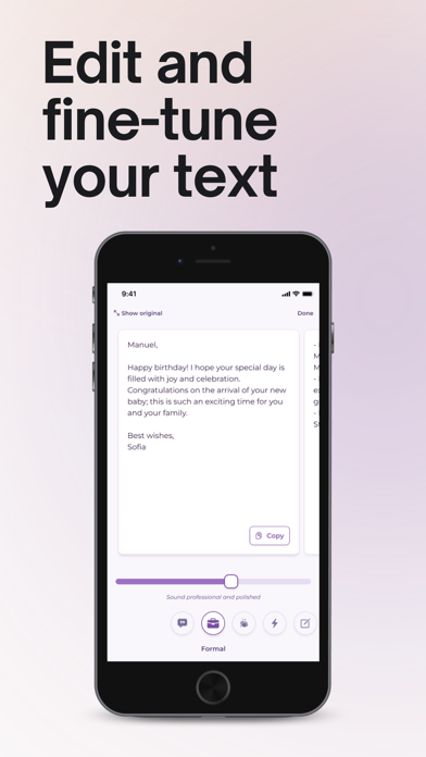 ParagraphAI: Writer & Keyboard Screenshot