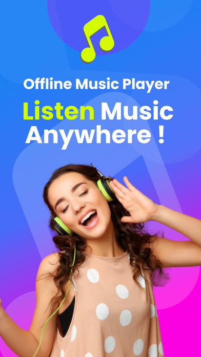 Screenshot #1 pour Offline Music Player  •