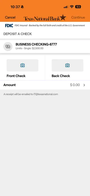 Texas National Bank screenshot 4