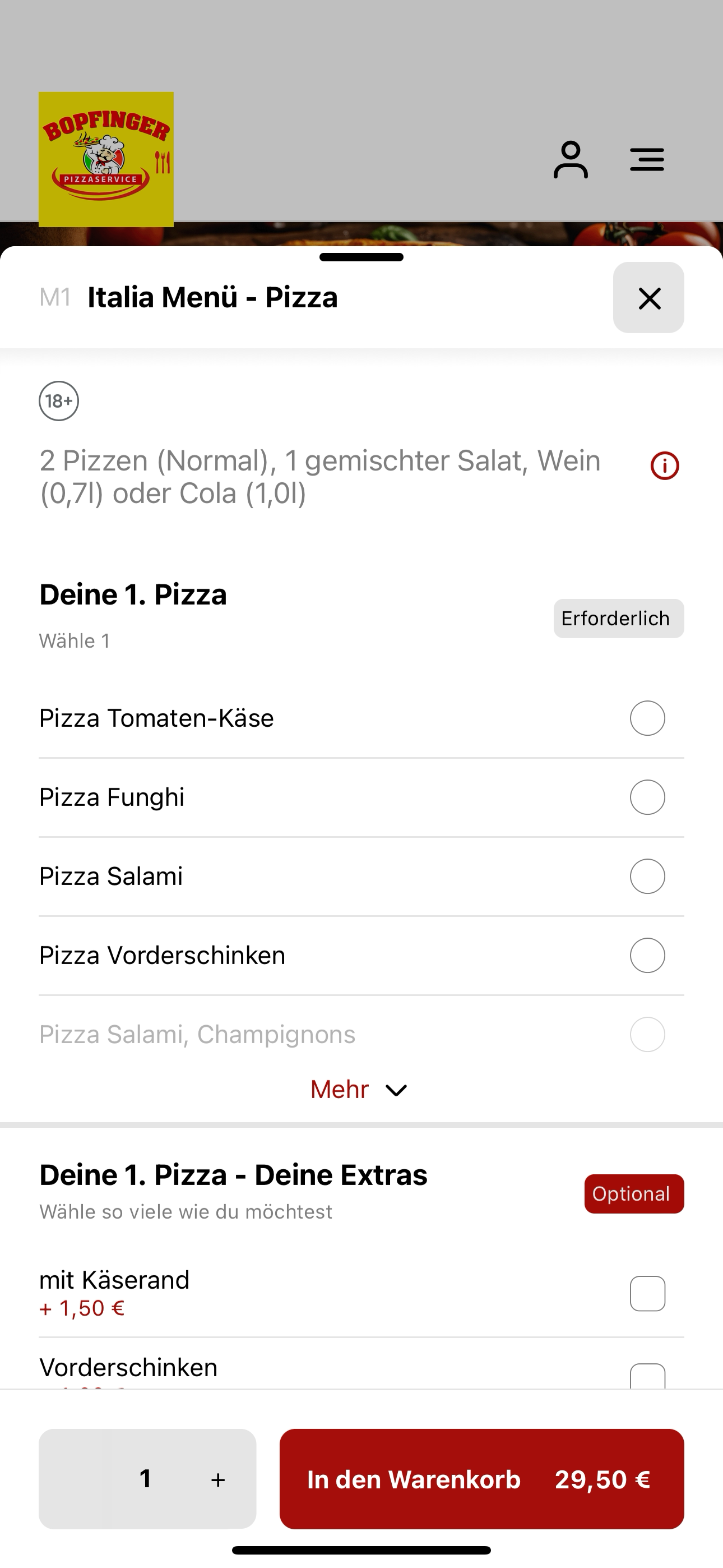 Bopfinger Pizza Service Gbr