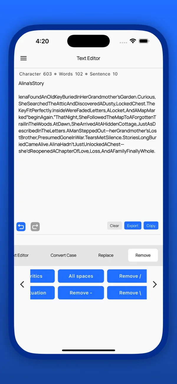 #4. Text Editor: Edit thy Document (iOS) Ved: talha rehman