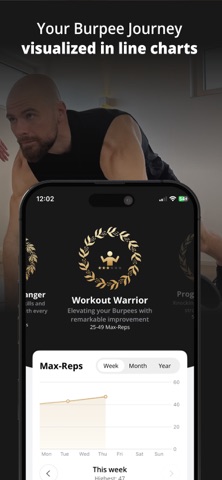 GOLDEN Burpees Tracker Screenshot 2 of 10