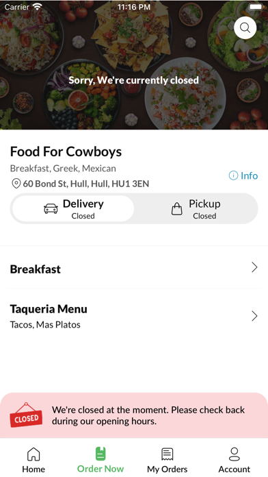 Food For Cowboys Screenshot