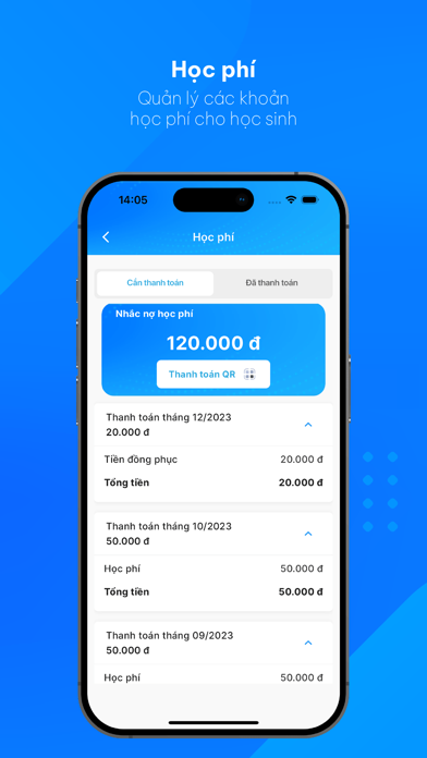 Học phí DTSoft Screenshot