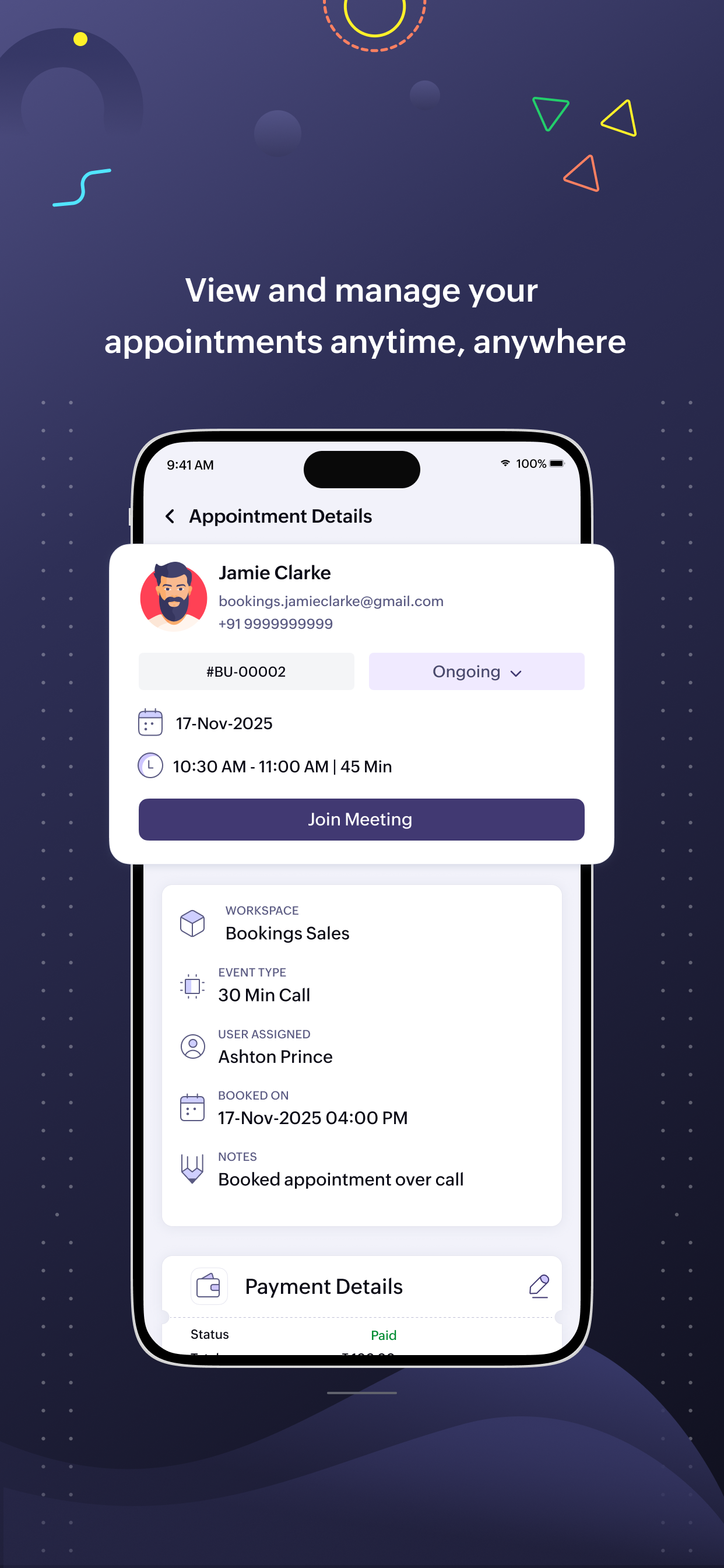Zoho Bookings screenshot 3