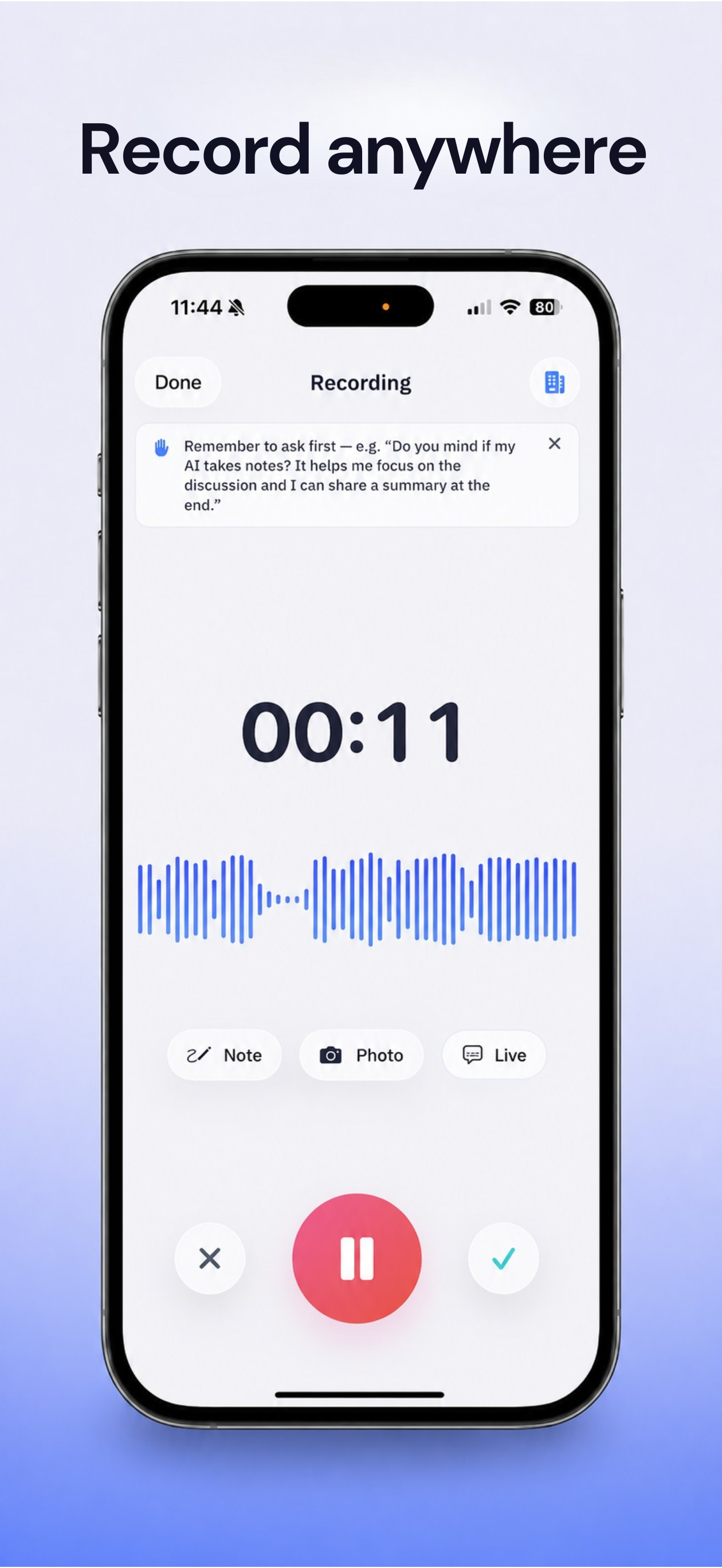 Shiken: AI Meeting Notetaker screenshot 2