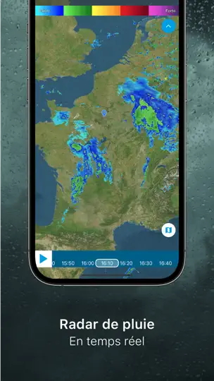 Capture d'écran de Météo 14 Jours Pro sur iPhone 2