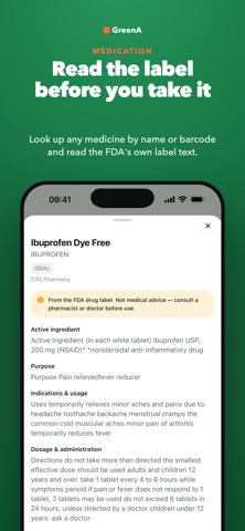 GreenA Food & Ingredient Scan Screenshot 5
