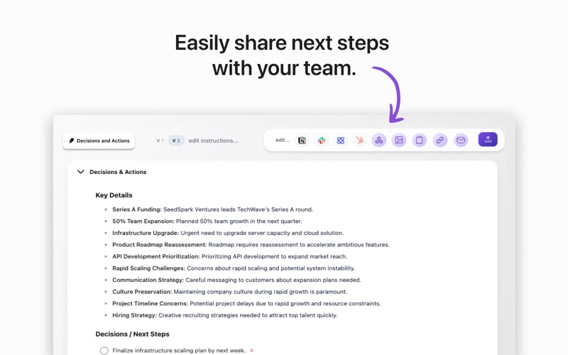 Quill Meetings screenshot