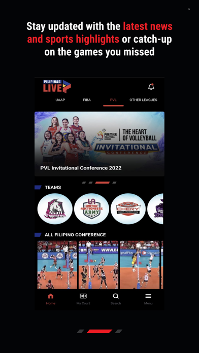 Screenshot 2 of Pilipinas Live Plus App