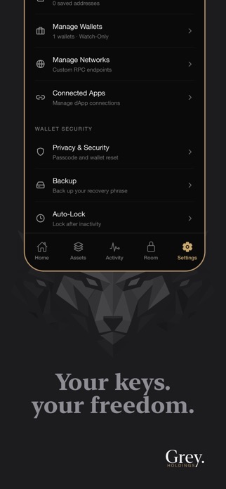 Grey Wallet: BTC, ETH & crypto Screenshot 8 of 8
