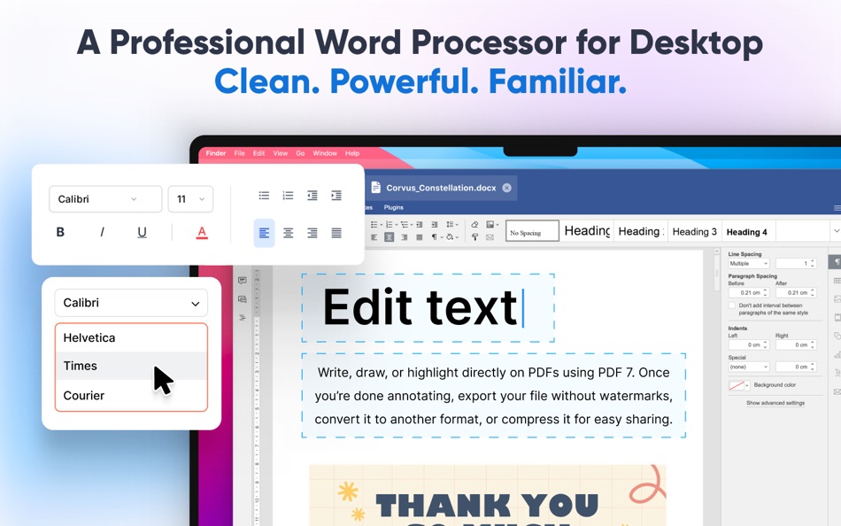 #1. Document Editor: Edit Docs (macOS) 作者: Muhammad Ishfaq