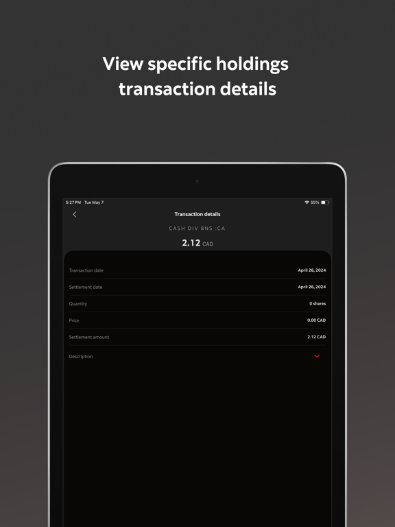 Scotia Wealth Management® iPad screenshot 6 - Finance app