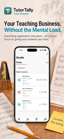 TutorTally Lesson Tracker Screenshot 1 of 8