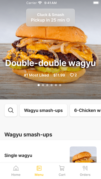 Cluck & Smash app screenshot 2