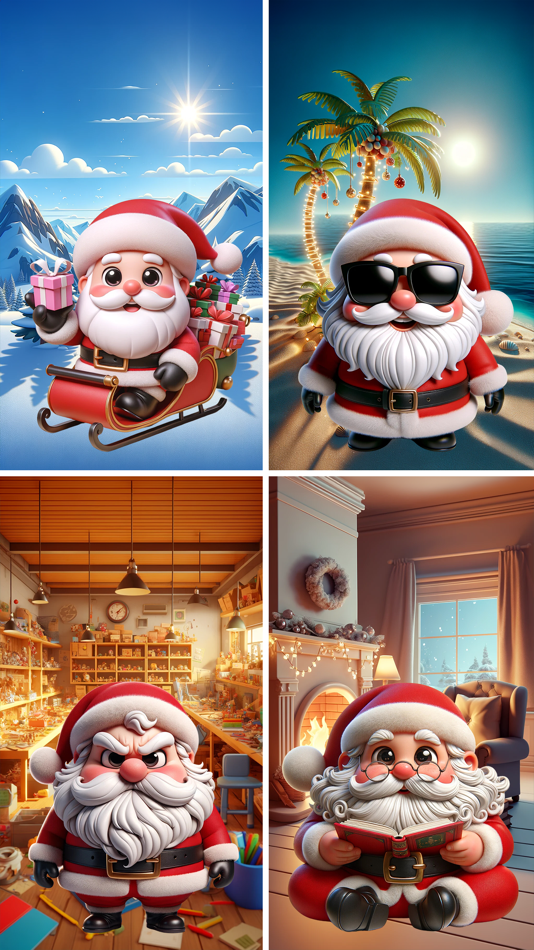 Hi Santa Claus Stickers - 3.0 - (iOS)