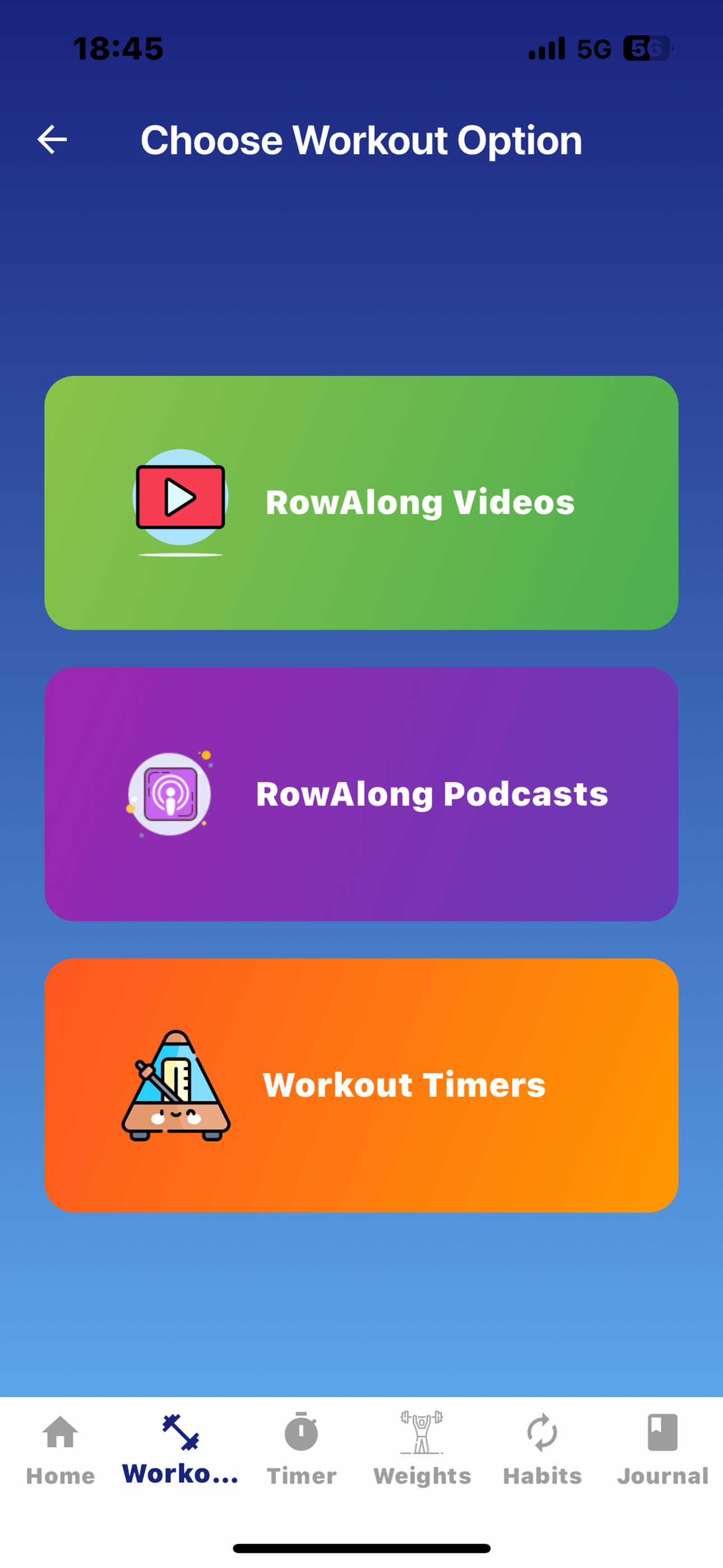 The RowAlong App screenshot 4
