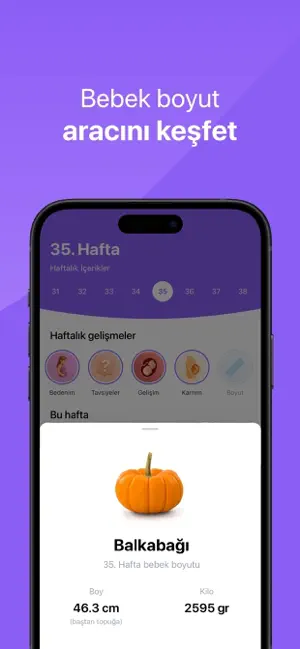 MomMentor - Hamilelik Takibi iPhone screenshot 4