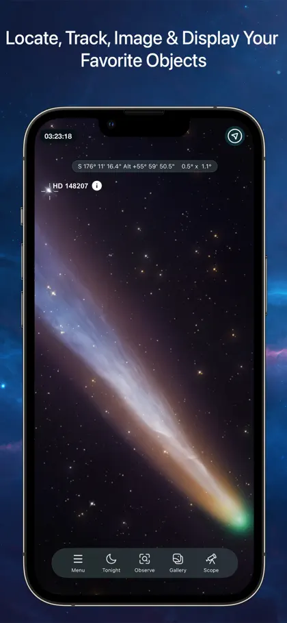 Capture d'écran 3 sur 6 de SkySafari 8 Plus