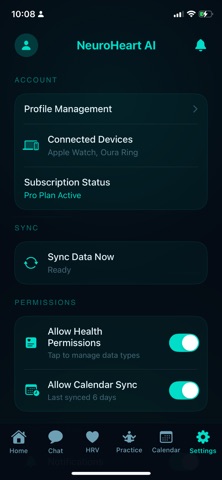 NeuroHeart Sync Screenshot 4 of 5