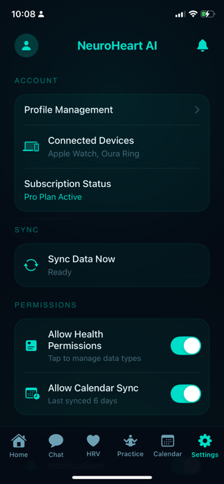 NeuroHeart Sync Screenshot 4 of 5