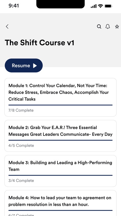 The Shift - Leadership Course