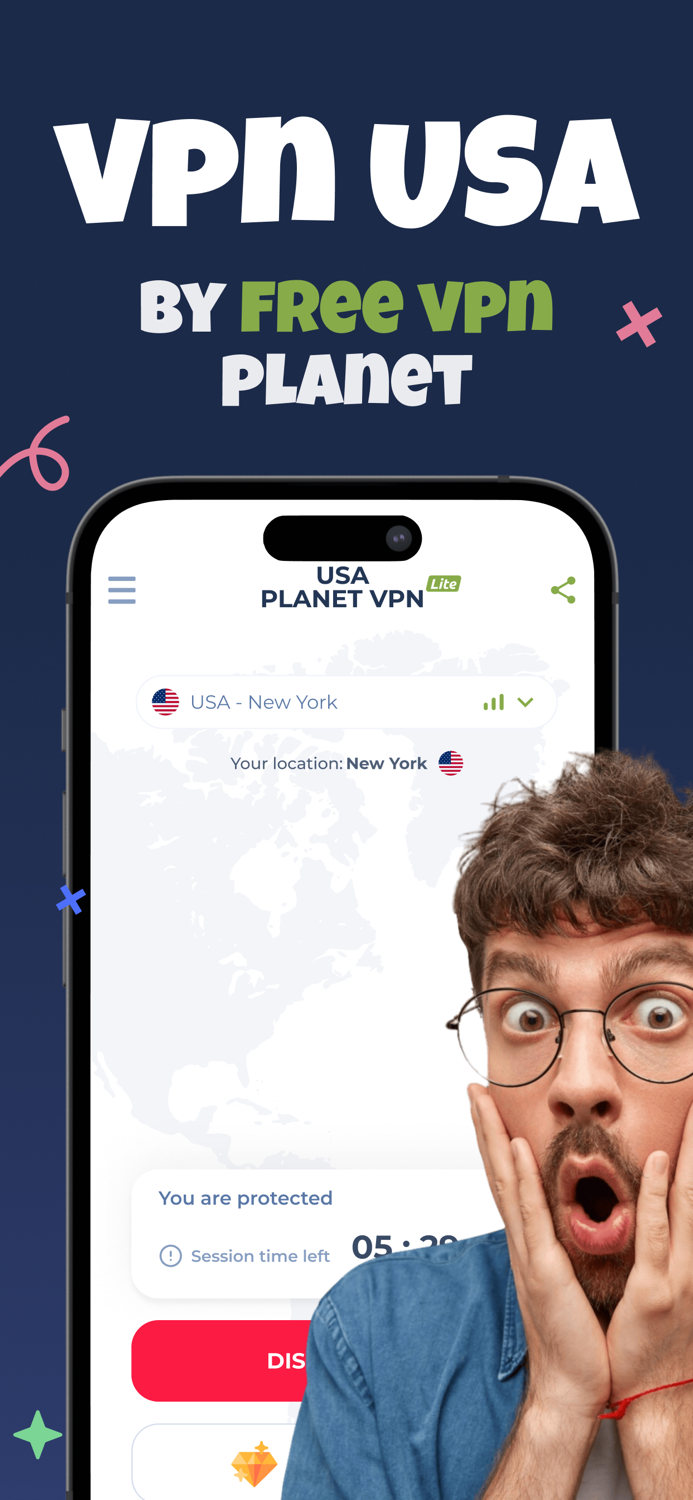 USA VPN - Private  Fast