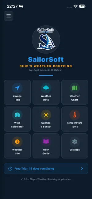 SailorSoft Weather Routeing screenshot 1