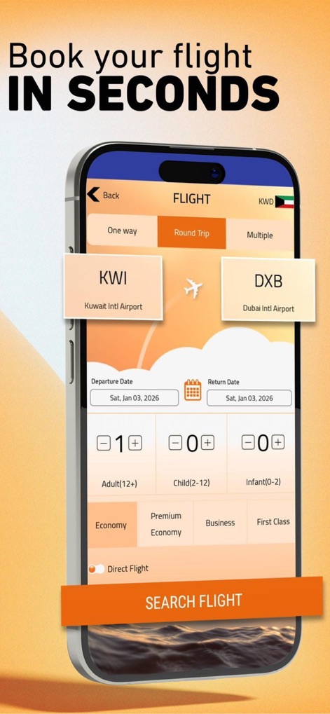 FlyBooking - Travel App | MWM