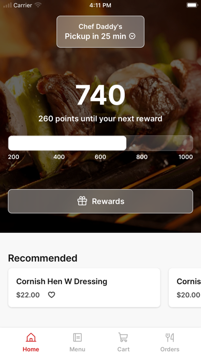 Chef Daddy's iPhone screenshot 1 - Food & Drink app