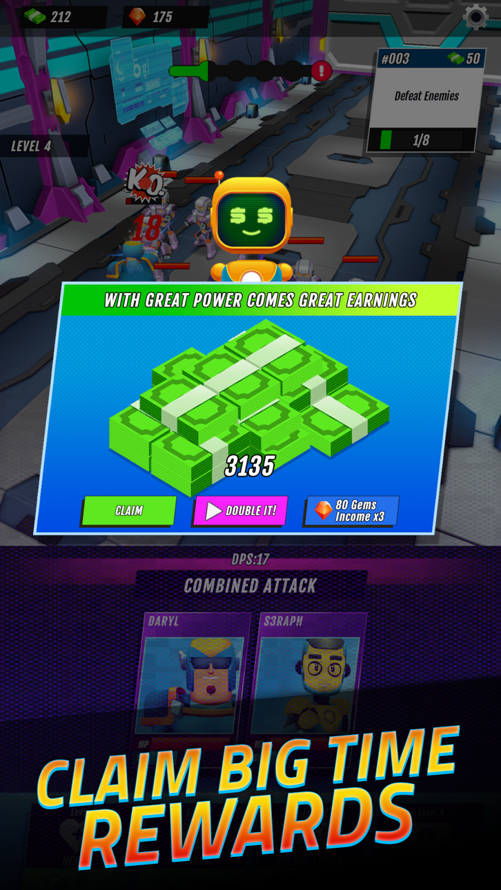 Superhero Idle: Strike League Hack screenshot 7 - iOS game interface
