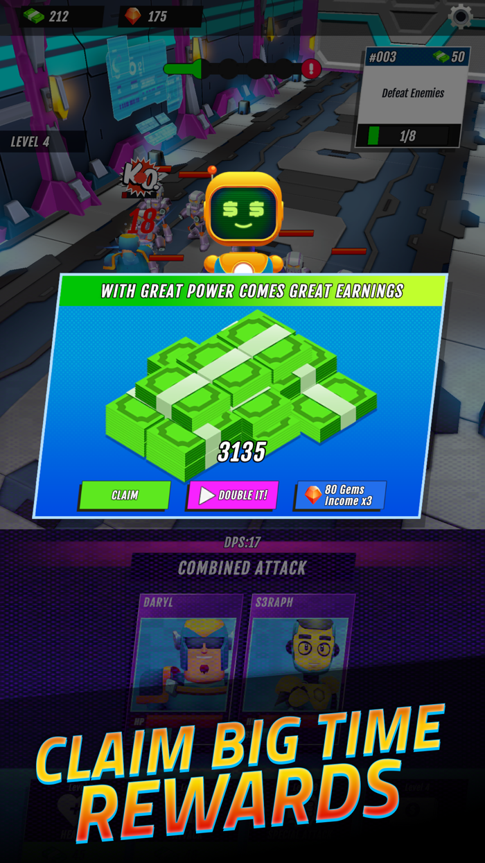 Superhero Idle Strike League