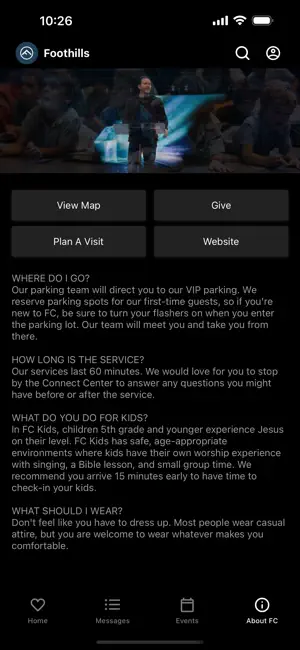 Foothills Church screenshot 4