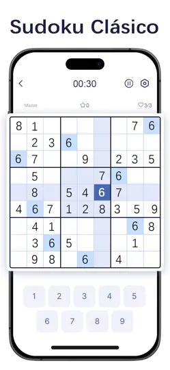 Captura de pantalla de Sudoku Blast! en iPhone 3