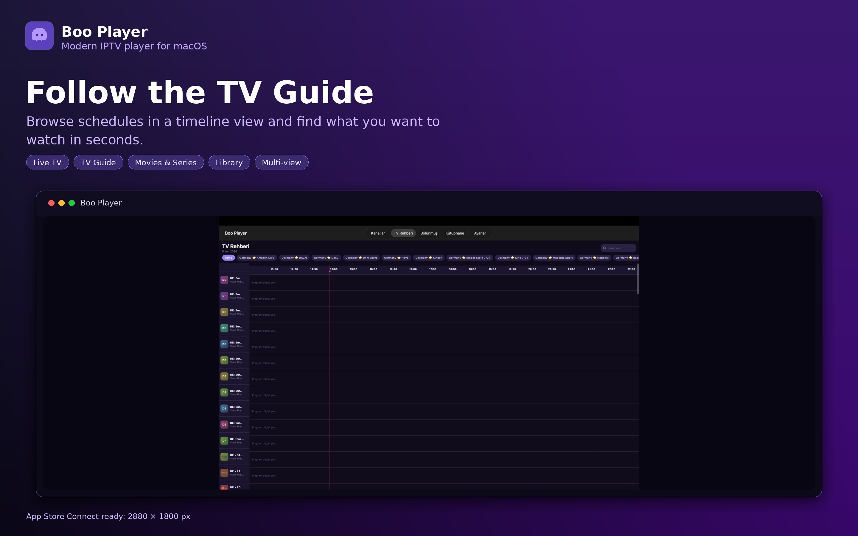Boo : IPTV Player screenshot 20