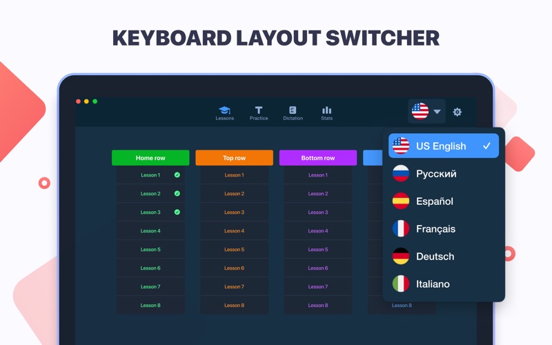 Master of Typing: Tutor Screenshot