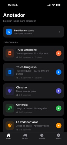 Puntify - Anotador de juegos screenshot