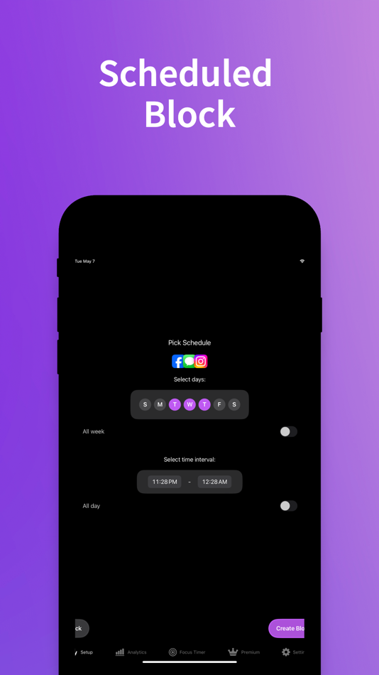 #5. StepBloc: Screen Time Blocker (iOS) بواسطة: Hamsters Technology