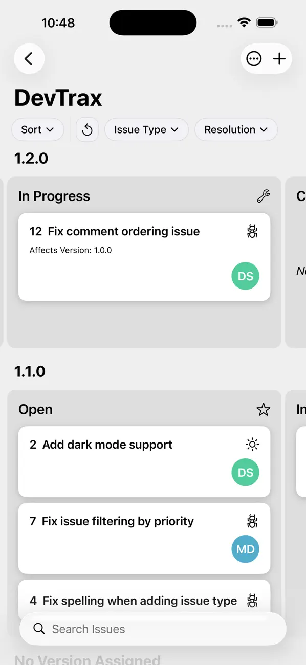 #3. DevTrax (iOS) De: Matthew Hiles