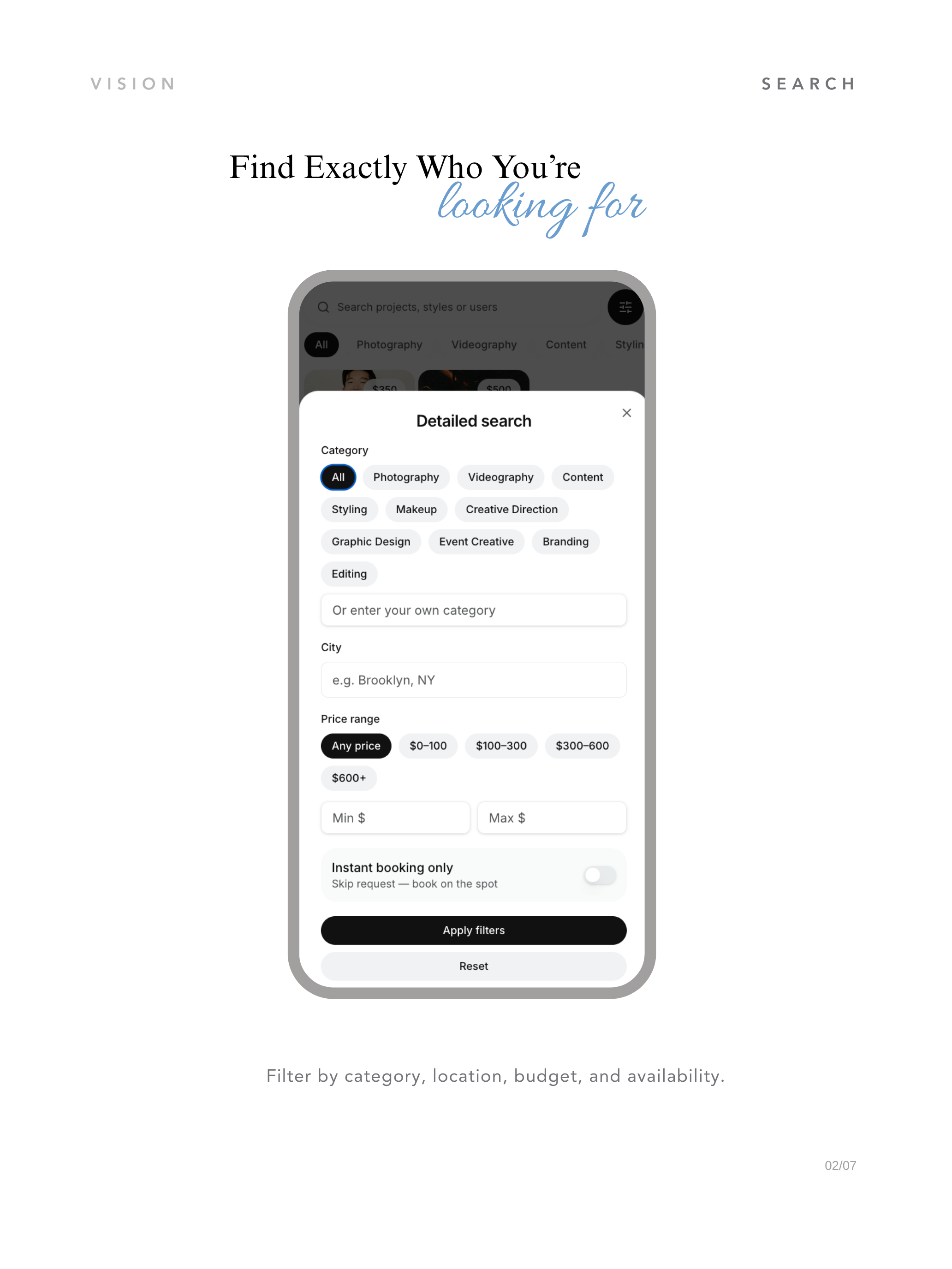 Vision: Creator Marketplace screenshot 9