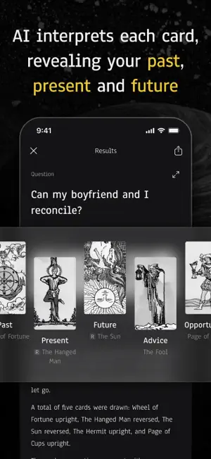 Quin : AI Tarot Reading screenshot 3