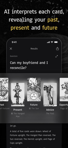 Quin : AI Tarot Reading Screenshot 3