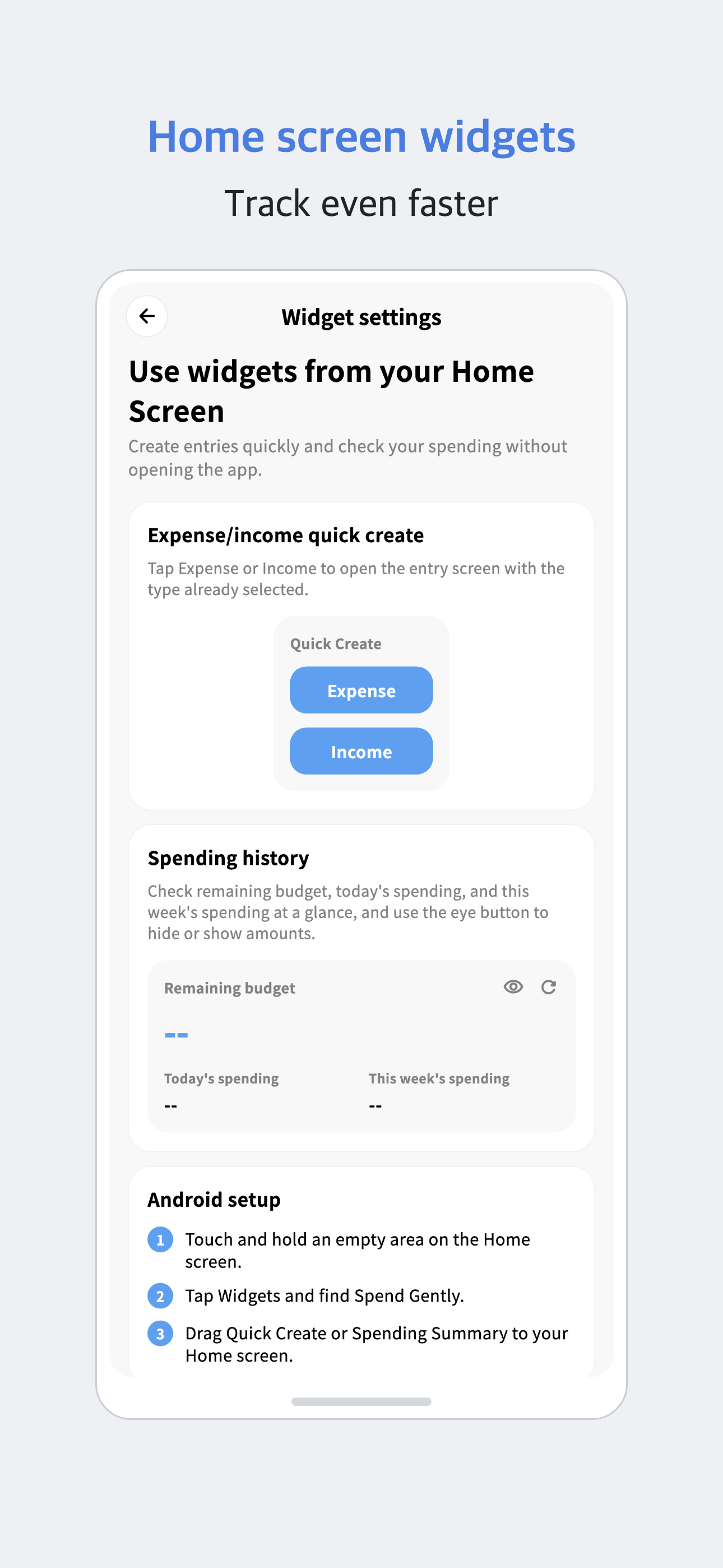 Spend Gently - Mindful Budget store screenshot 8