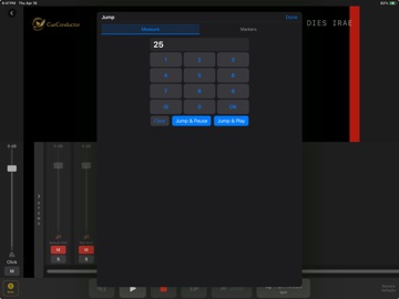 CueConductor iPad screenshot