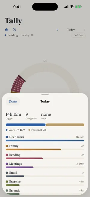 Tally :15 screenshot 4